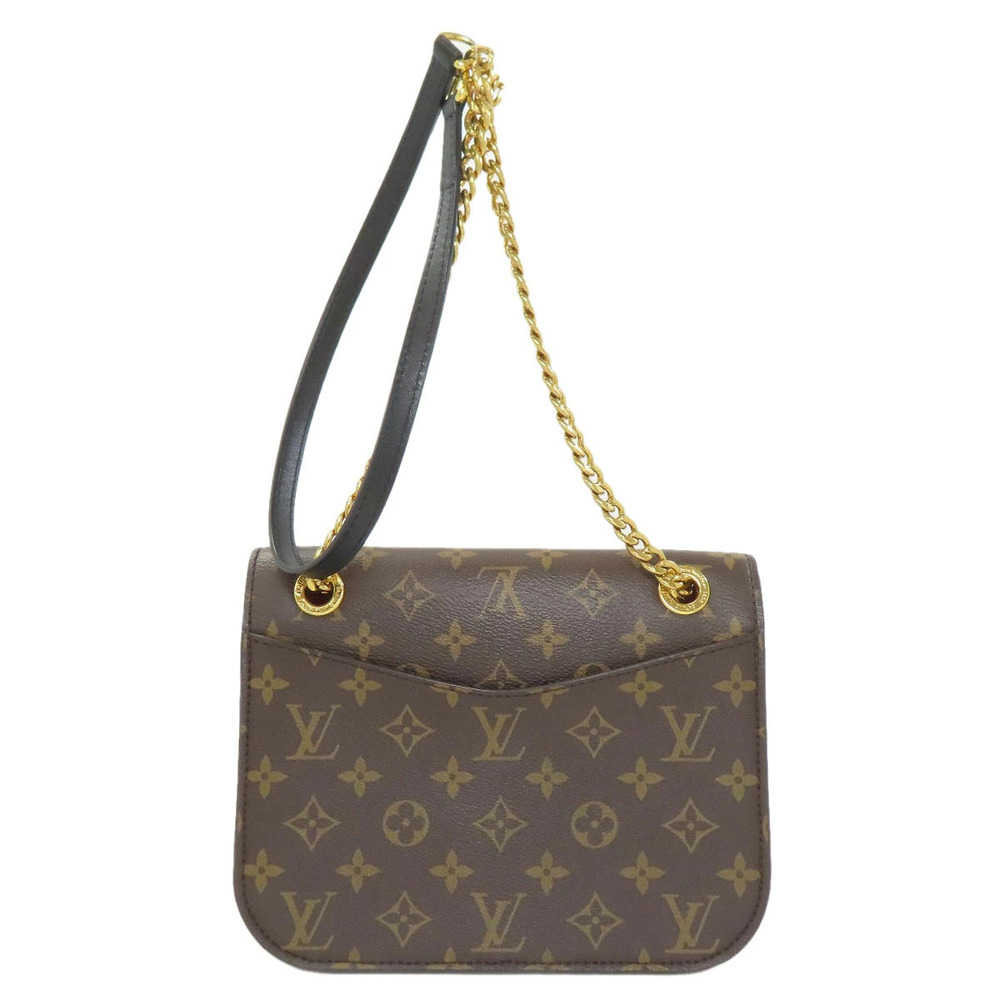 Louis Vuitton Bag Passy Monogram Canvas Shoulder Brown